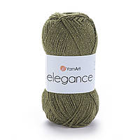 Yarnart ELEGANCE (Елеганс) № 113 хакі (Пряжа бавовна з акрилом, нитки для в'язання)