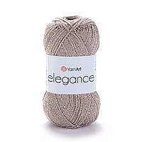 Yarnart ELEGANCE (Елеганс) № 121 капучіно (Пряжа бавовна з акрилом, нитки для в'язання)