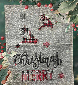 Новорічні вафельні рушники "Merry Christmas"