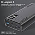 Універсальна мобільна батарея Promate Bolt-20PD Black 20000mAh, фото 3