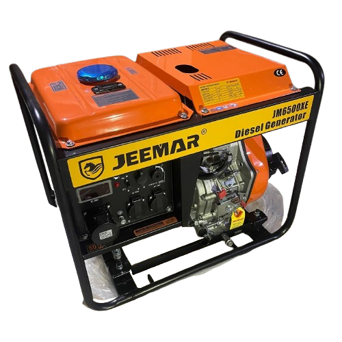 Дизельний генератор JEEMAR JM6500XE-2 4,5/6.0кВт Потужний генератор з електростартером