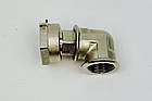 Кутник з НГ 1/2"х3/4" ВР (гайка 3/4") нікель BS KVANT, фото 5