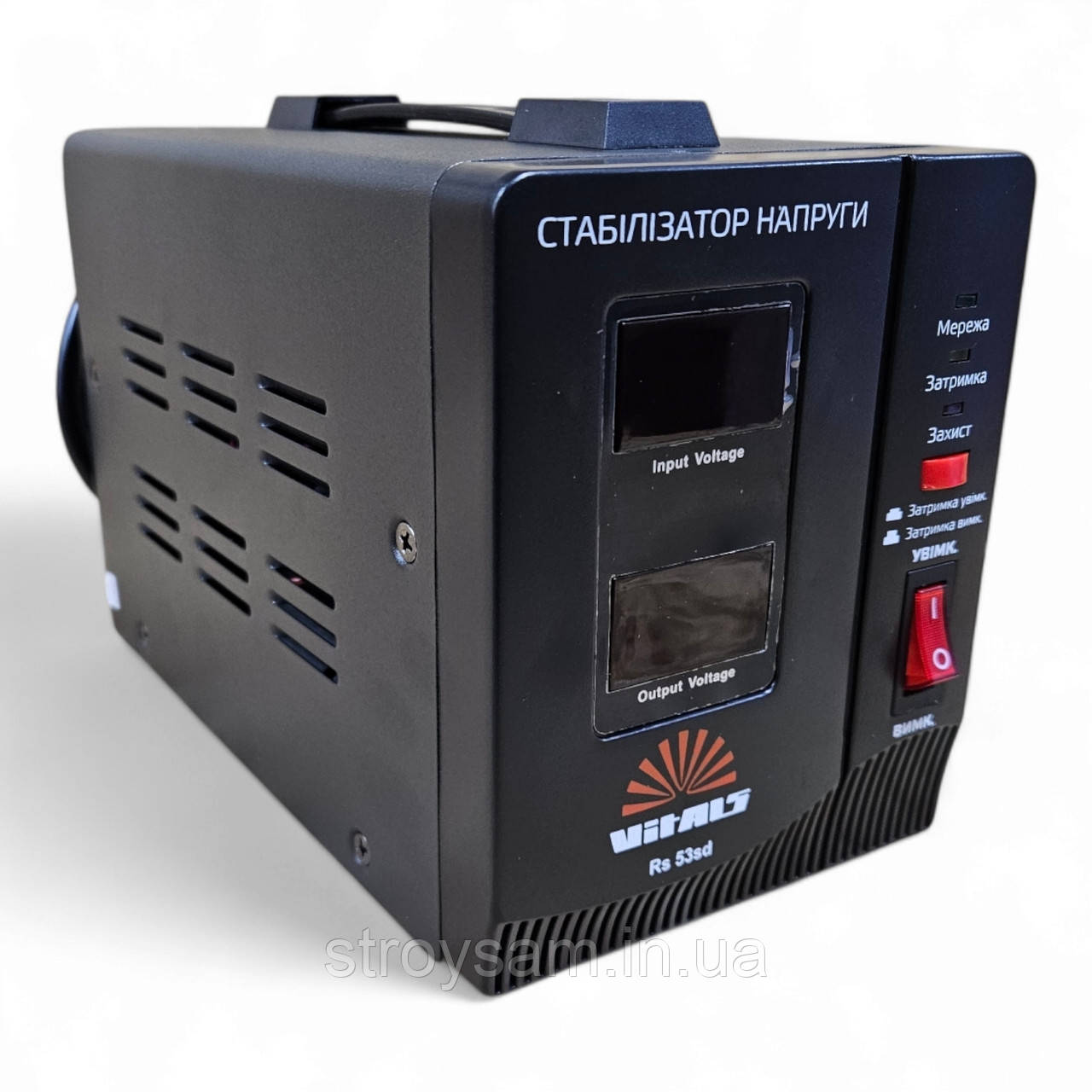 Стабілізатор напруги 500 Вт Vitals Rs 53sd