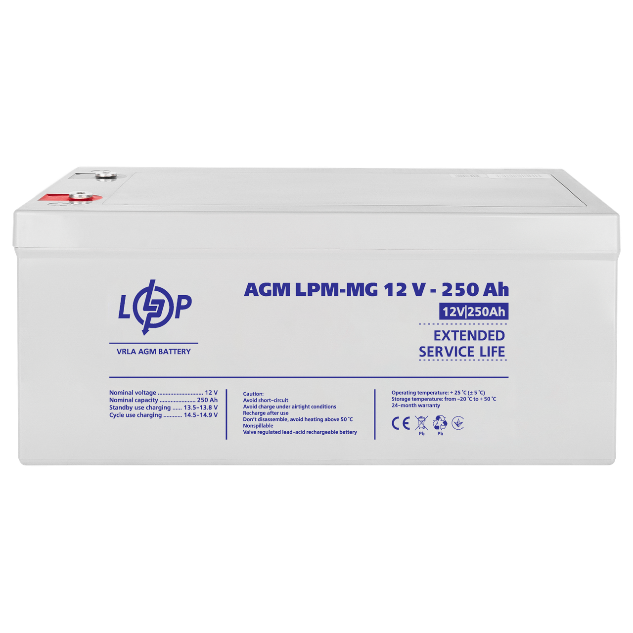 Мультигелевый аккумулятор LPM-MG 12V - 250 Ah