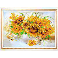 НИК-9938 Сонячний букет, схема для вишивки бісером картини