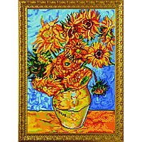 НИК-9899 Соняхи Ван Гог, схема для вишивки бісером картини