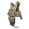 Плитоноска покращена «Ghost Gen4 V3» з балістичним захистом 1 класу, системою швидкоскидання + 10 підсумків, фото 4