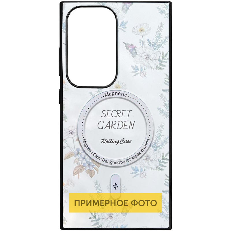 Чохол Secret Garden with MagFit для Samsung Galaxy S25+ | Fashion Case White