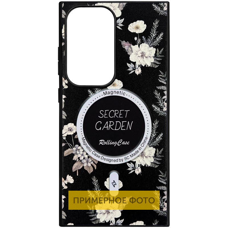 Чохол Secret Garden with MagFit для Samsung Galaxy S25+ | Fashion Case Black