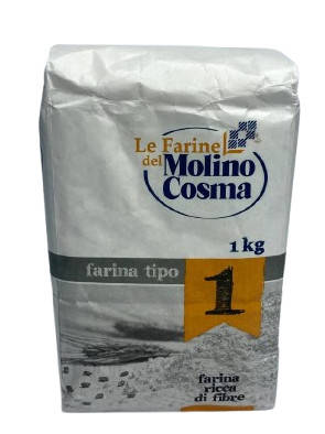 Італійське борошно "Тип 1 Чабатта", 1 кг Farina di grano tenero Tип 1(Білок 12г), фото 1
