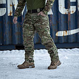Штани тактичні Grifon 13 Gen-3 кишень на флісі (Apex Gen-3) мультикам (водовідштовхувальна тканина), фото 6