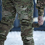 Штани тактичні Grifon 13 Gen-3 кишень на флісі (Apex Gen-3) мультикам (водовідштовхувальна тканина), фото 3