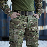 Штани тактичні Grifon 13 Gen-3 кишень на флісі (Apex Gen-3) мультикам (водовідштовхувальна тканина), фото 9