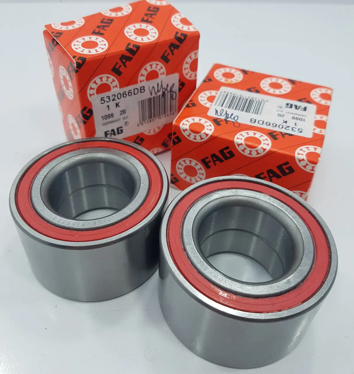 Підшипник задньої маточини (к-т 2 шт.) Авео, Логан FAG Корея, фото 1