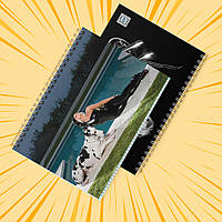 Зошит А5 48 арк. на пружині у клітинку 60 гр.м² Lady Gaga 011