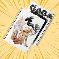 Зошит А5 48 арк. на пружині у клітинку 60 гр.м² Lady Gaga 012