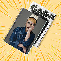 Зошит А5 48 арк. на пружині у клітинку 60 гр.м² Lady Gaga 018