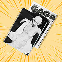 Зошит А5 48 арк. на пружині у клітинку 60 гр.м² Lady Gaga 020