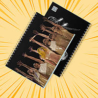 Зошит А5 48 арк. на пружині у клітинку 60 гр.м² Lady Gaga 022