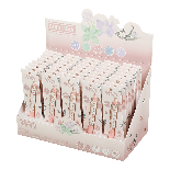 Ручка гелева автоматична BLOSSOM, 0.5 мм, ароматний грип, Троянда, сині чорнила, в блістері, фото 3