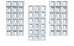 3D панель Пекін Білий