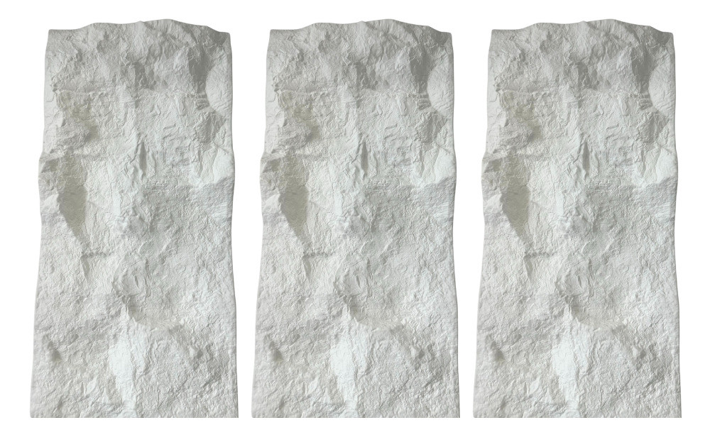 3D панель Куршевель 1 Білий, фото 1