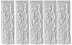 3D панель Касл Білий