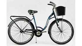 Міський велосипед Corso FORTUNA колесо 28" рама 20" Темно-Бірюзовий FR-28144