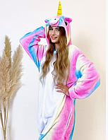 Пижама женская кигуруми для девушек костюм Кигуруми единорога Радужный пастель Kigurumi (1003 / 2003)
