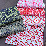 Фетр з принтом КАМУФЛЯЖ ПІКСЕЛЬ, 22x30 см, корейський м'який 1.2 мм, фото 2