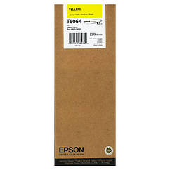 Картридж Epson T6064 Yellow (C13T606400) для принтера Stylus Pro 4880