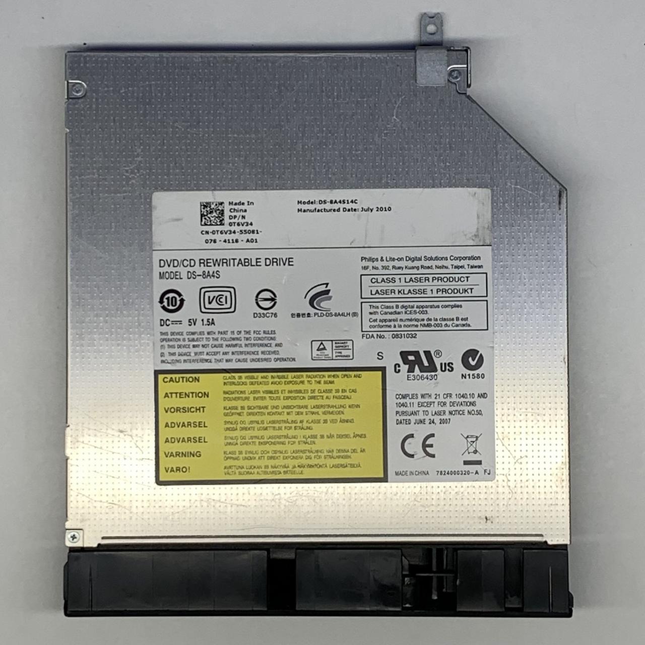 Привод DVD для ноутбука Dell Inspiron N5010 (05887G, 0T6V34) "Б/У"