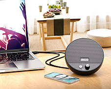 Дротові USB-колонки для ноутбука Jeecoo A10, комп'ютерні колонки Bluetooth (одинокі) — маленькі та портат, фото 3