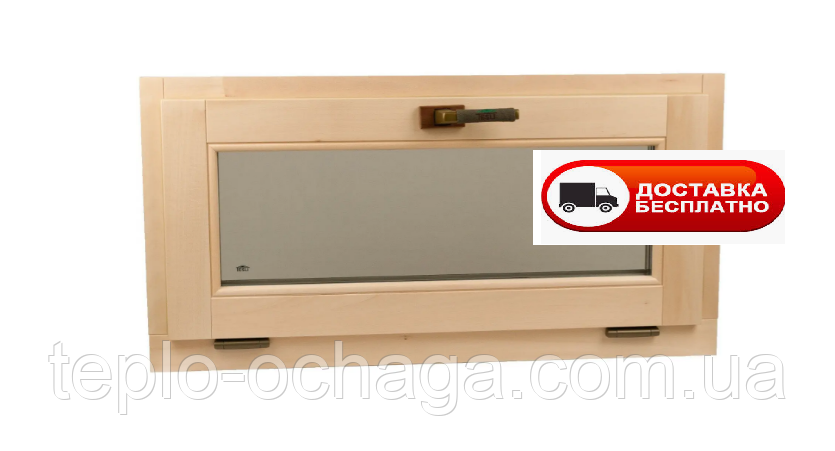 Вікно для сауни Tesli відкидне 1000 х 500