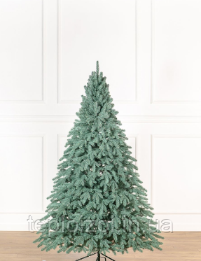 Ялинка штучна лита Лапландська блакитна 2,1 м + підставка, фото 1