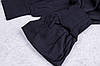Кальсони підштанники чоловічі бавовна батали, розмір 6XL, чорний, фото 4
