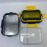 Ланч бокс з підігрівом і знімною чашею DFH-C21 від мережі та прикурювача 220V 12V Харчовий термос, фото 3