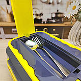 Ланч бокс з підігрівом і знімною чашею DFH-C21 від мережі та прикурювача 220V 12V Харчовий термос, фото 10