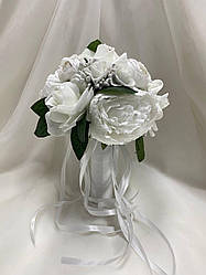 Весільний букет-дублер для нареченої в білому кольорі