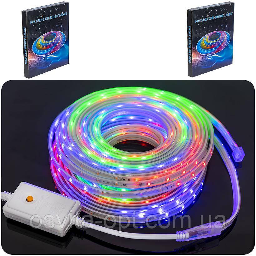 Гірлянда 220V LED стрічка для вулиці 10 метрів D-47