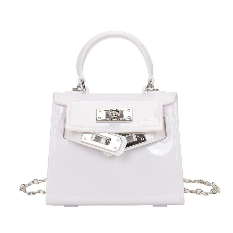 Дитяча маленька сумка 10448 крос-боді на ремінці біла, фото 1