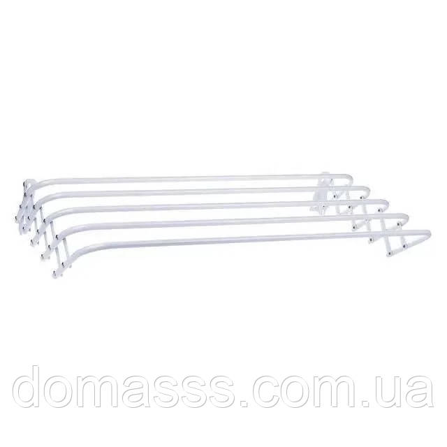 Настінна сушарка для білизни, телескопічна Gimi Brio Super 120 см (6м) (GM07312), фото 1