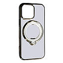 Накладка TPU With Stand Apple iPhone 16 Pro,  Silver, фото 3