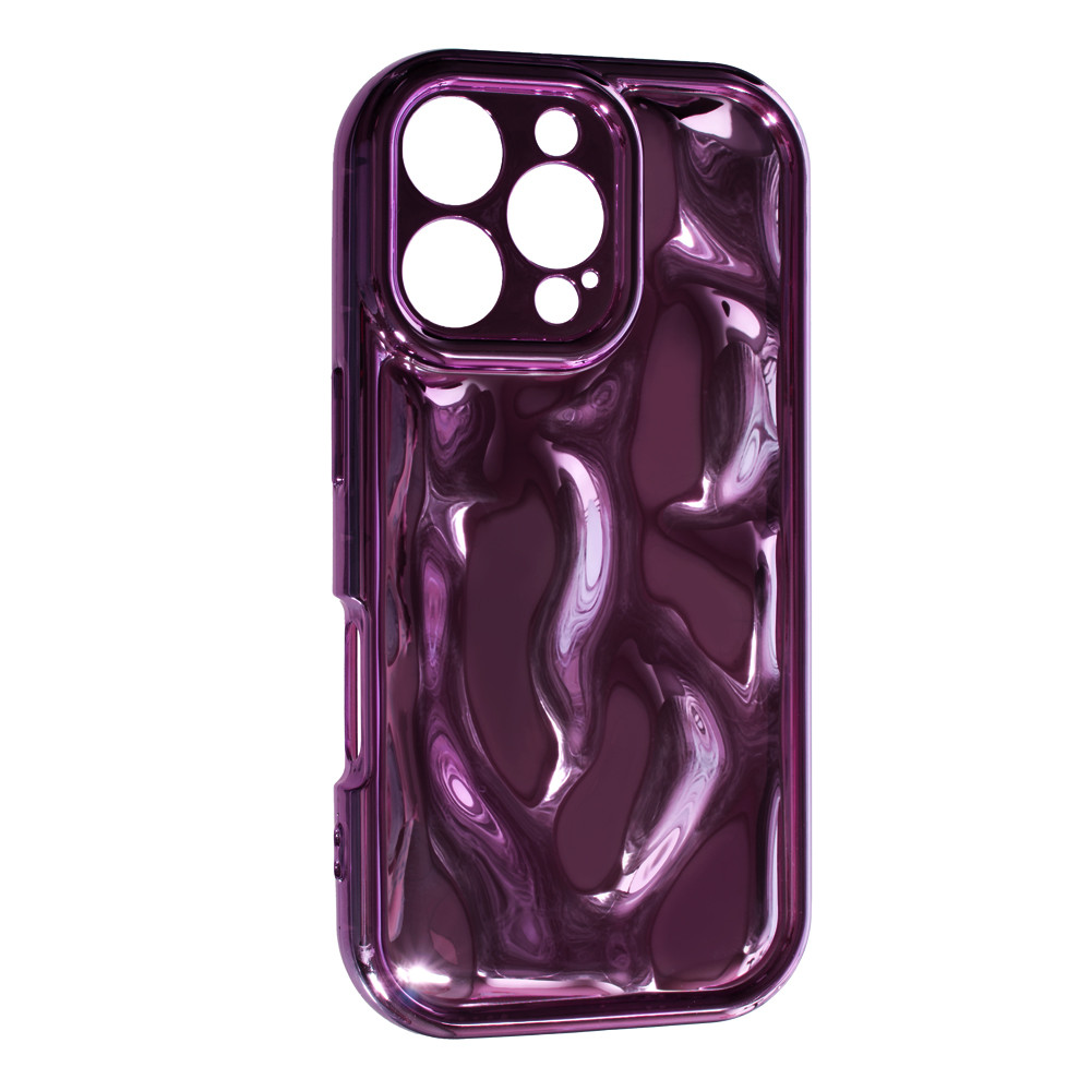 Накладка Aluminium Case Apple iPhone 16 Pro, Фіолетовий, силіконова захист камери, стильний дизайн, фото 1