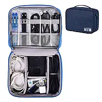 Органайзер (косметичка) для ванного приладдя дорожня з поліестеру на блискавку 24.5х18х10 см