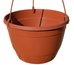 Підвісний горщик для квітів 5.4 л, теракот (Україна)