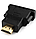 Перехідник конвектор DVI-A 24+5PIN F/ HDMI M (19M/29F), фото 3