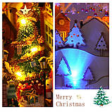 Бук Нук Щасливого Різдва книжковий куточок Румбокс DIY Merry Christmas Book Nook TC-38, фото 9