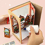 Бук Нук Щасливого Різдва книжковий куточок Румбокс DIY Merry Christmas Book Nook TC-38, фото 10