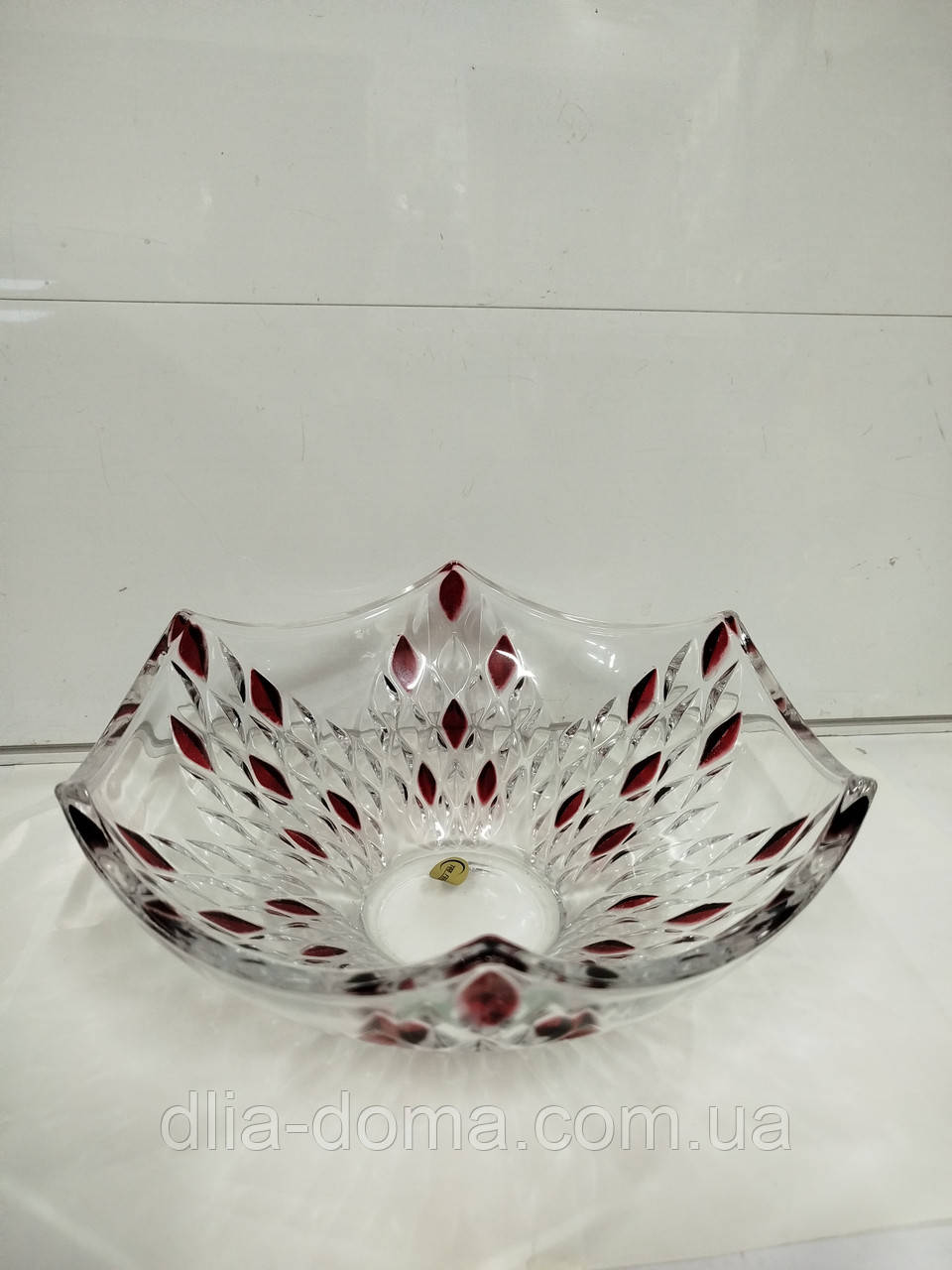 Фруктовница О 25 см / стекло / N150 арт474